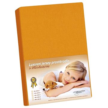 

Bellatex Jersey s elastanem - 90 × 200 cm - oranžová