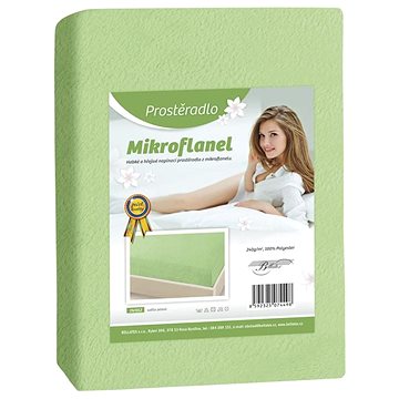 

Bellatex Mikroflanel - 180 × 200 cm - světle zelená