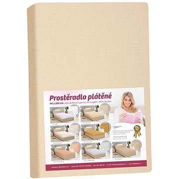 

Bellatex Plátěné - 90 × 200 cm - béžová