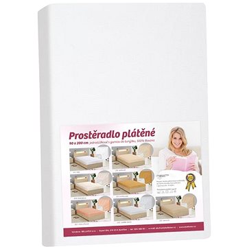 

Bellatex Plátěné - 90 × 200 cm - bílá