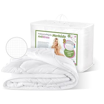 

BELLATEX Přikrývka AntiStress- celoroční, 140 × 200 cm, 850 g, bílá