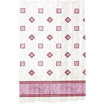 

Bellatex Koupelnové závěsy - 180 × 200 cm - růžové čtverce