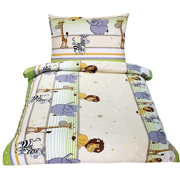 

Bellatex Bavlněné Junior - 140 × 200, 70 × 90 cm - safari zelené