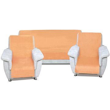 

Bellatex Korall micro 2+1 - 150 × 200 cm + 2x 65 × 150 cm - lososová
