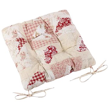 

Bellatex EMA prošívaný - 40 × 40 cm, prošívaný - patchwork srdce růžové