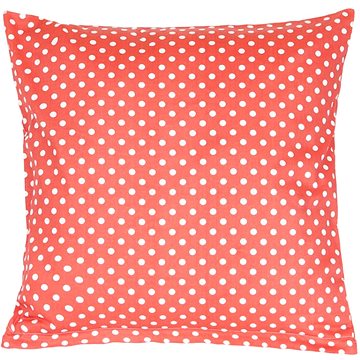 

Bellatex Bavlněný satén - 40 × 40 cm - puntík červený