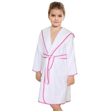 

Bellatex Froté - vel. 5 - 7 let - bílý s růžovou stuhou