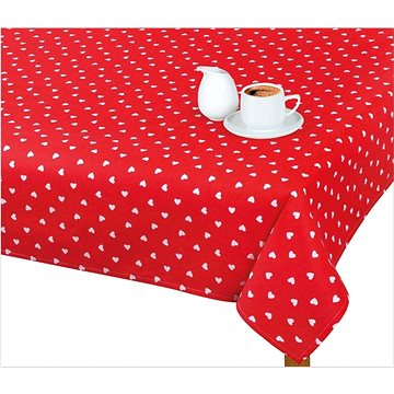 

Bellatex Ubrus ADÉLA - 100 × 100 cm - srdíčka