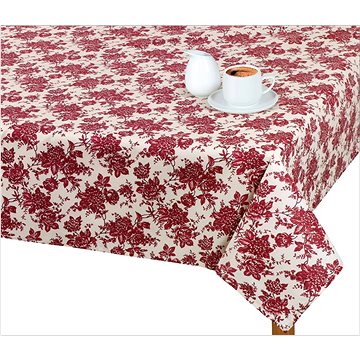 

Bellatex Ubrus ADÉLA - 120 × 140 cm - bordo květ