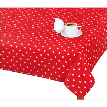 

Bellatex Ubrus ADÉLA - 70 × 70 cm - srdíčka