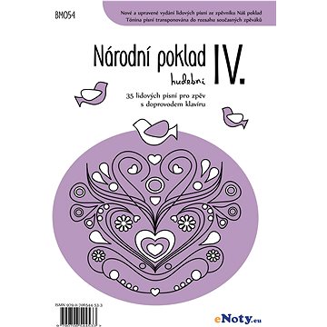 

Národní poklad hudební IV. - 35 lidových písní pro zpěv a klavír