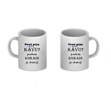 

Banalita Hrnek s nápisem Proč piju v práci kávu 450 ml