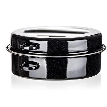 

BANQUET CULINARIA Black Pekáč oválný smaltovaný 38 cm 2 díly