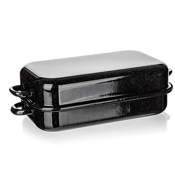 

BANQUET CULINARIA Black Pekáč 35 cm hranatý smaltovaný 2 díly