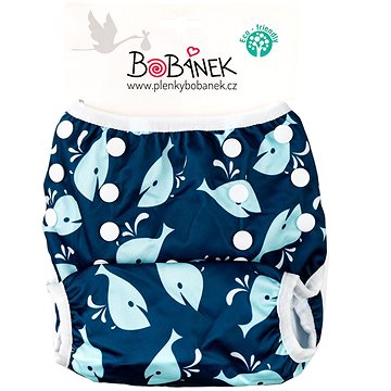 

Bobánek Rostoucí plavky pro miminka velké - Modré velryby
