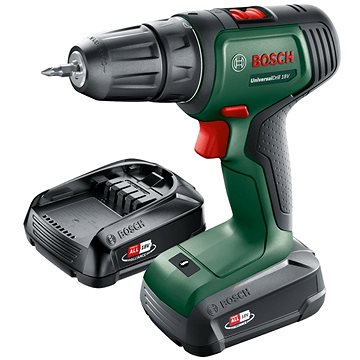 

BOSCH Aku šroubovák UniversalDrill 18 (2x1,5Ah) 0.603.9D4.002
