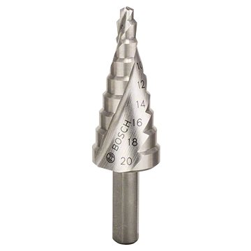 

BOSCH DIY vrták stupňovitý HSS 4-20x75 2.609.255.115