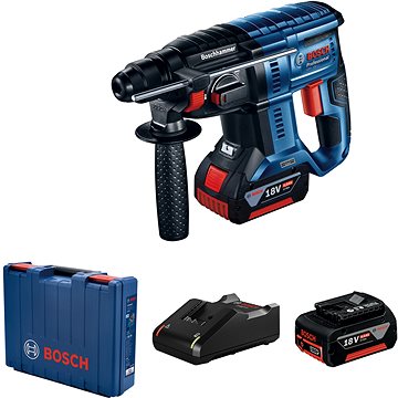 

BOSCH Professional Vrtací kladivo AKU GBH 180-LI 18V, 2x 4Ah, kufr 0.611.911.121