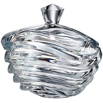 

Bohemia Crystal Dóza s víčkem Wave 220mm