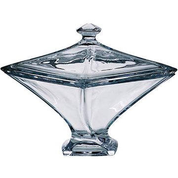 

Bohemia Crystal Dóza s víčkem Quadro