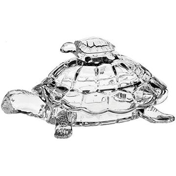 

Bohemia Crystal Dóza ve tvaru želv 265mm