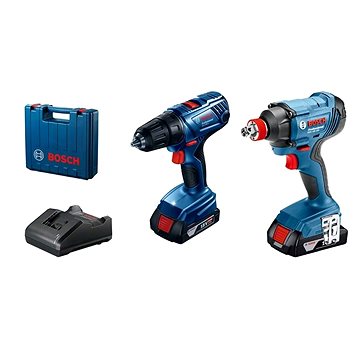 

BOSCH GDX 180-LI + GSR 180, 2x 2.0Ah, kufr Professional 0.601.9G5.222