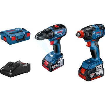 

BOSCH GDX18V-200 + GSR18V-50 (2x 4.0Ah, L-Boxx) Professional 0.601.9J2.220