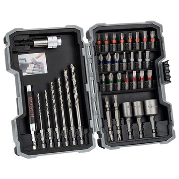 

BOSCH Sada 35 kusů vrtáků do kovu a šroubovacích bitů Extra Hard 2.607.017.565