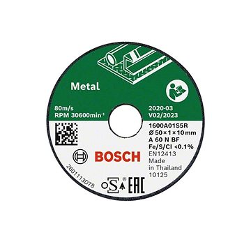 

BOSCH Řezné kotouče na nerez pro Easy Cut&Grind (3 ks) 1.600.A01.S5Y