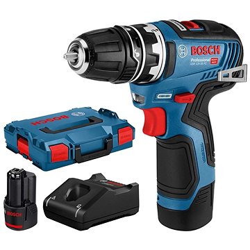 

BOSCH Aku vrtačka GSR 12V-35 FlexiClick (2x 3.0Ah, L-Boxx) 0.601.9H3.001