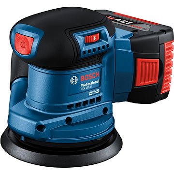 

BOSCH Professional Excentrická bruska AKU GEX 0.601.3A5.021 (1x4 Ah)