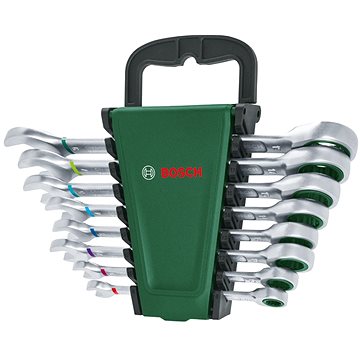 

BOSCH Sada ráčnových kombinovaných klíčů 8 ks, 1.600.A02.7PS
