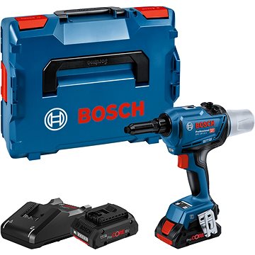 

BOSCH Akumulátorová nýtovací pistole GRG 18V-16 C Professional 2x4 Ah 0.601.9K5.001