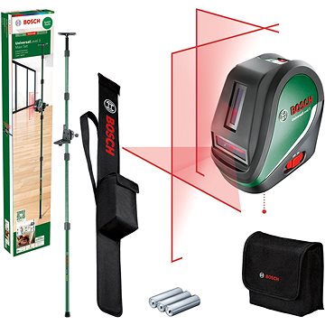 

BOSCH Křížový laser samonivelační UniversalLevel 3 maxi set 0.603.663.903 (3 X AA)