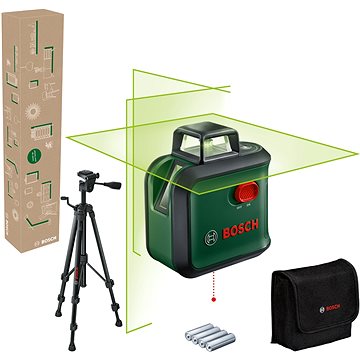 

BOSCH Křížový laser samonivelační AdvancedLevel 360 set 0.603.663.BZ1 (4 X AA)