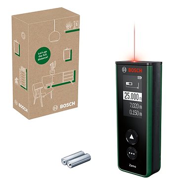 

BOSCH Laserový dálkoměr 25 m Zamo 0.603.672.9Z0 (2 X AAA)