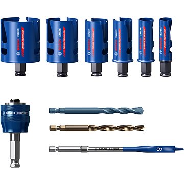 

BOSCH Sada děrovek EXPERT Construction Material 20/25/32/38/51/64 mm, 10 ks 2.608.900.490