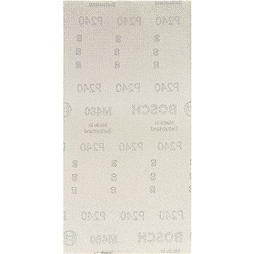 

BOSCH EXPERT Brusné mřížky M480 pro vibrační brusky 115 × 230 mm, G 240, 10 ks 2.608.900.767