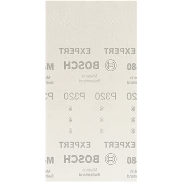 

BOSCH EXPERT Brusné mřížky M480 pro vibrační brusky 115 × 230 mm, G 320, 10 ks 2.608.900.768