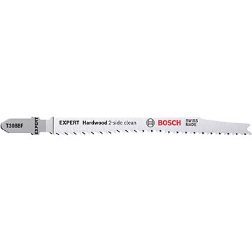 

BOSCH 5dílná sada pilových plátků T 308 BF EXPERT Hardwood 2-side clean 2.608.900.544