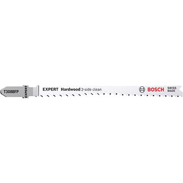 

BOSCH 'Hardwood 2-side clean' T 308 BFP Jigsaw Blade EXPERT 2 ks 2.608.901.714