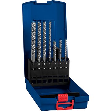 

BOSCH 7dílná sada vrtáků do kladiv EXPERT SDS plus-7X, 5/6/6/8/8/10/12 mm 2.608.900.195