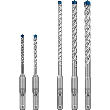 

BOSCH Sada vrtáků do kladiv EXPERT SDS plus-7X, 5/6/6/8/10 mm, 5 ks 2.608.900.197
