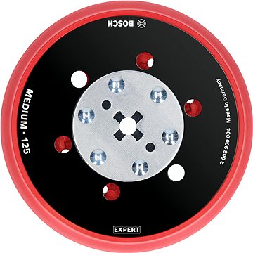 

BOSCH Podložné brusné talíře EXPERT univerzální multiděrované 125 mm, střední 2.608.900.004
