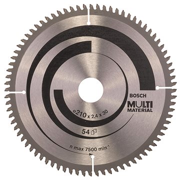 

BOSCH Pilový kotouč Multi Material 210 × 30 × 2,5 mm 2.608.640.445