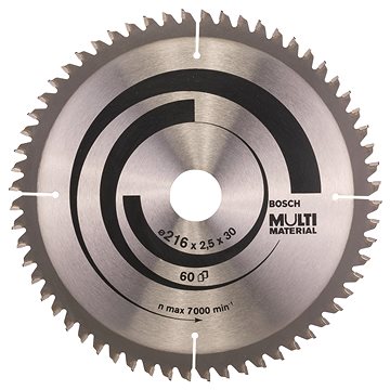 

BOSCH Pilový kotouč Multi Material 216 × 30 × 2,5 mm 2.608.640.446
