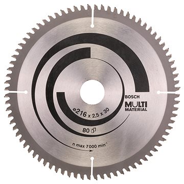 

BOSCH Pilový kotouč Multi Material 216 × 30 × 2,5 mm 2.608.640.447