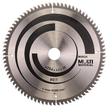 

BOSCH Pilový kotouč Multi Material 254 × 30 × 3,2 mm 2.608.640.450