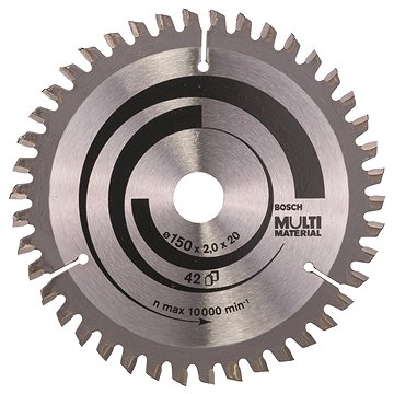 

BOSCH Pilový kotouč Multi Material 150 × 20/16 × 2,0 mm 2.608.640.501