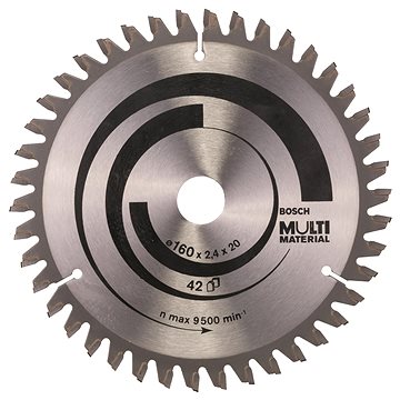 

BOSCH Pilový kotouč Multi Material 160 × 20/16 × 2,4 mm 2.608.640.503